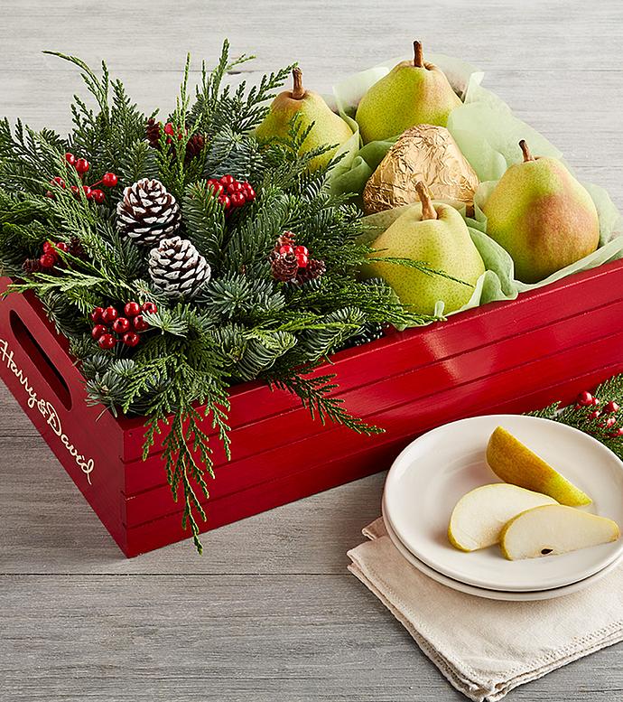 Royal Riviera® Pears and Holiday Centerpiece